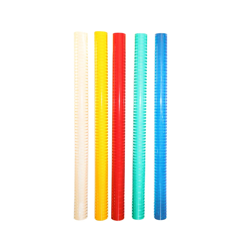 TM1900 Super Adhesive 1.22m*45.7m Micro Prismatic Acrylic Road Sign Safety Film Vinyl Reflective Sheeting Material