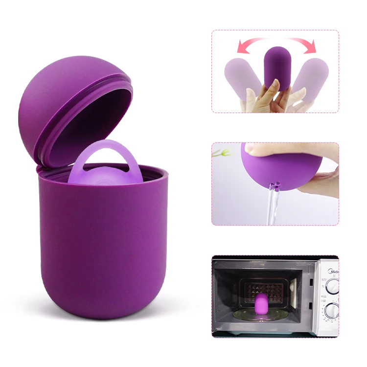 Eco-friendly CE Certified  Women menstrual Cup 100% medical grade silicone period cup crown reusable period cup
