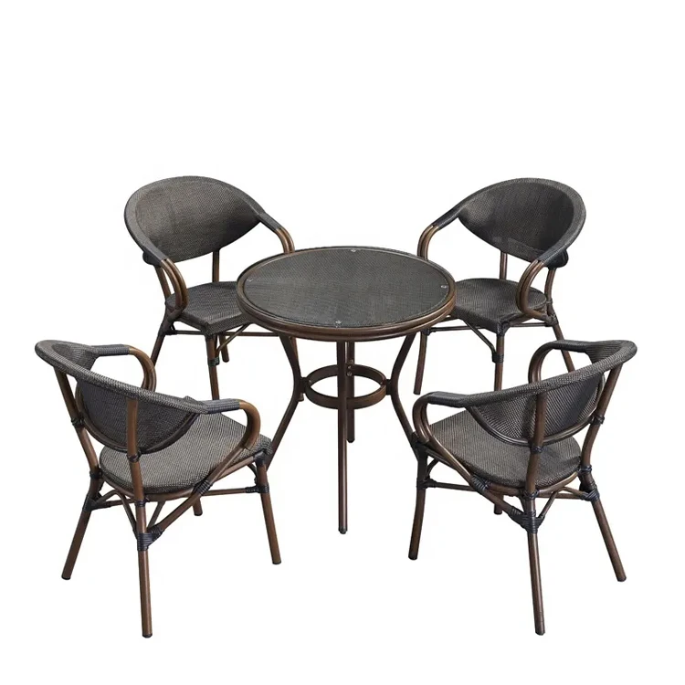 Outdoor Rattan Furniture Rattan Dining Set Patio FurnitureTables And Chairs Gargen Wicker Furniture Outdoor Furniture