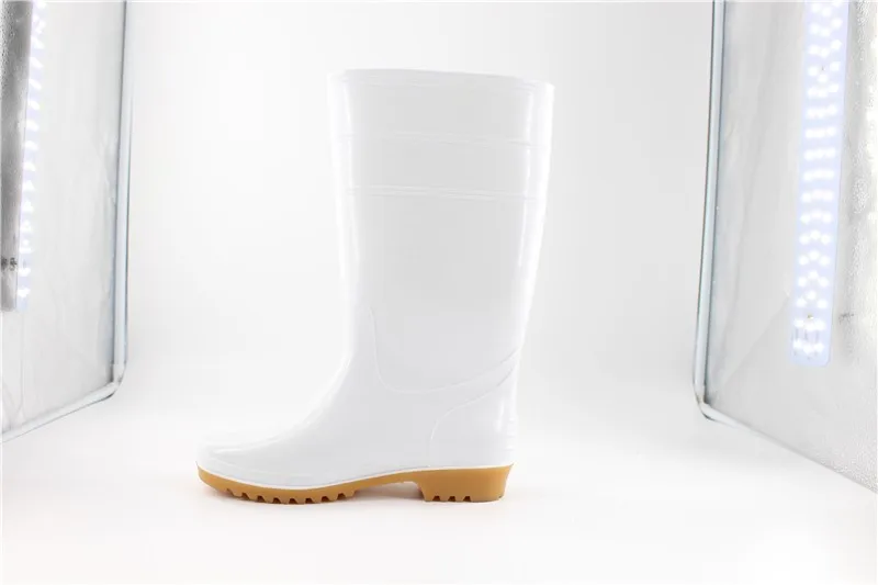 Jarvis High quality Food Industry  PVC Oil Resistant Anti fouling Cleaning Simple Safety Slaughter Outdoor Rain Boots for Men