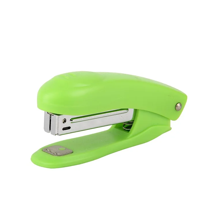 Распродажа, зеленый пластиковый ручной бумажный степлер AFFISURE