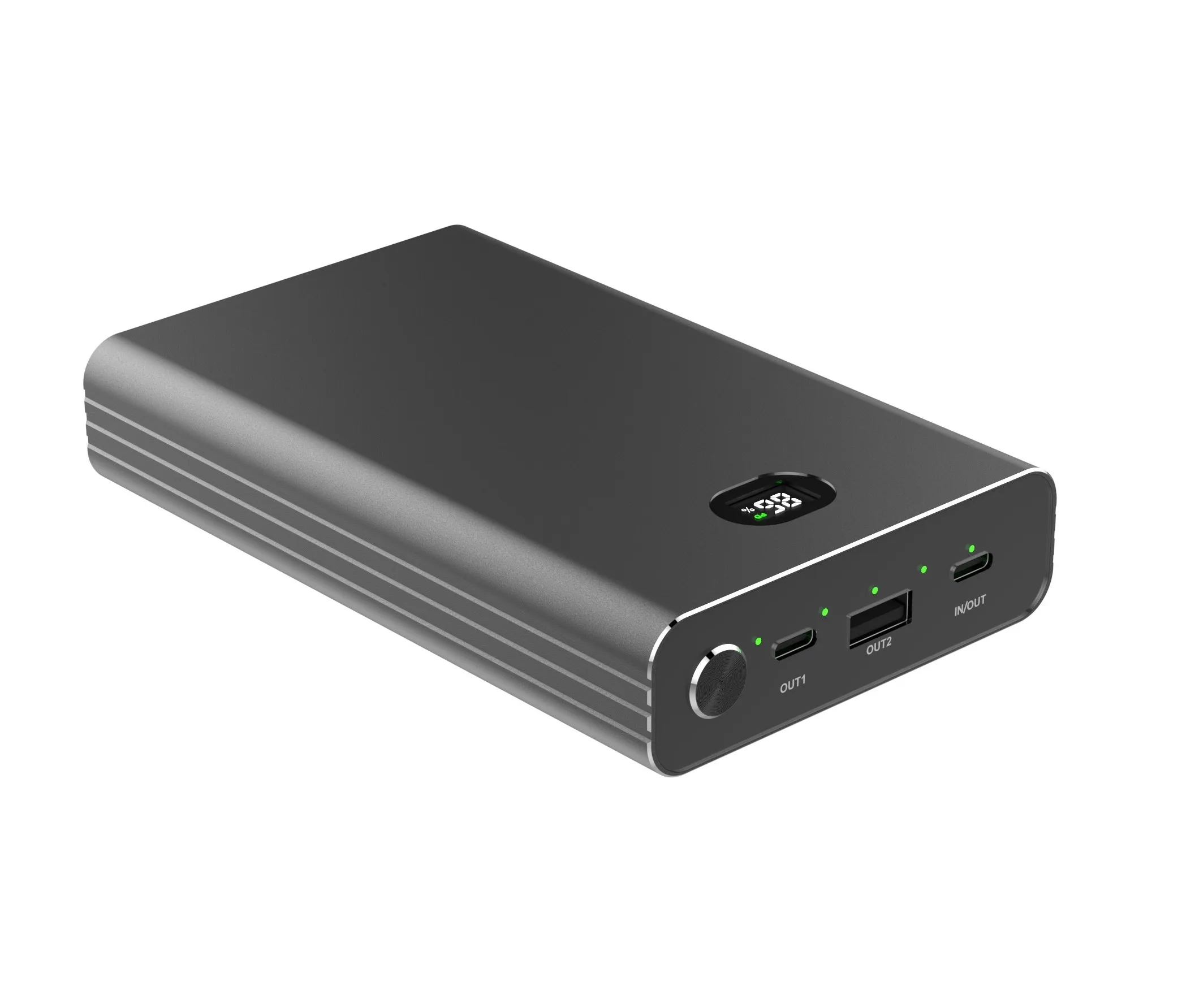 
Portable 20000mah super fast double PD 65W Mobile phone Power bank with LED Display 