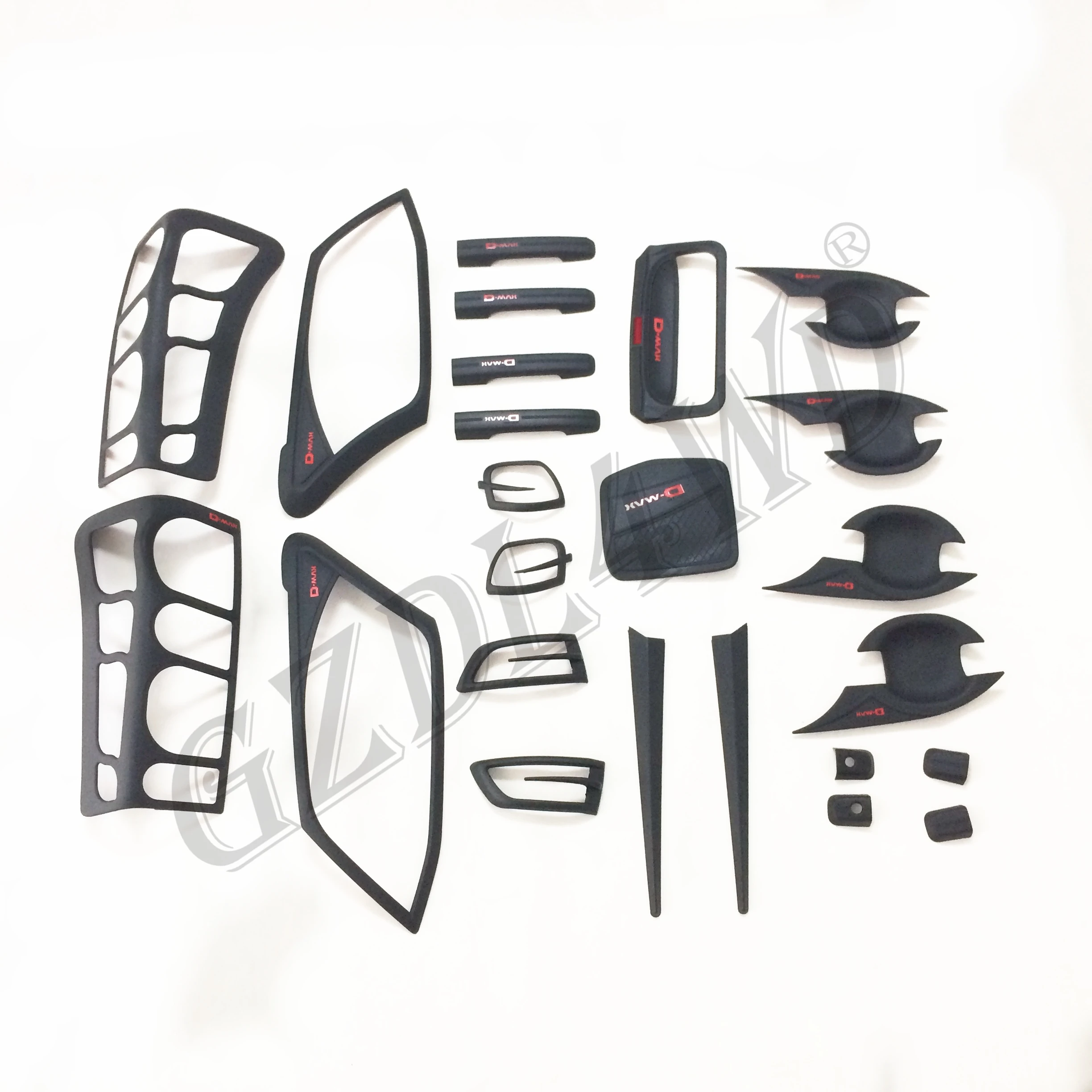 Body kit ABS Plastic Tail light cover  tail lamp cover For D-max 2012-2017