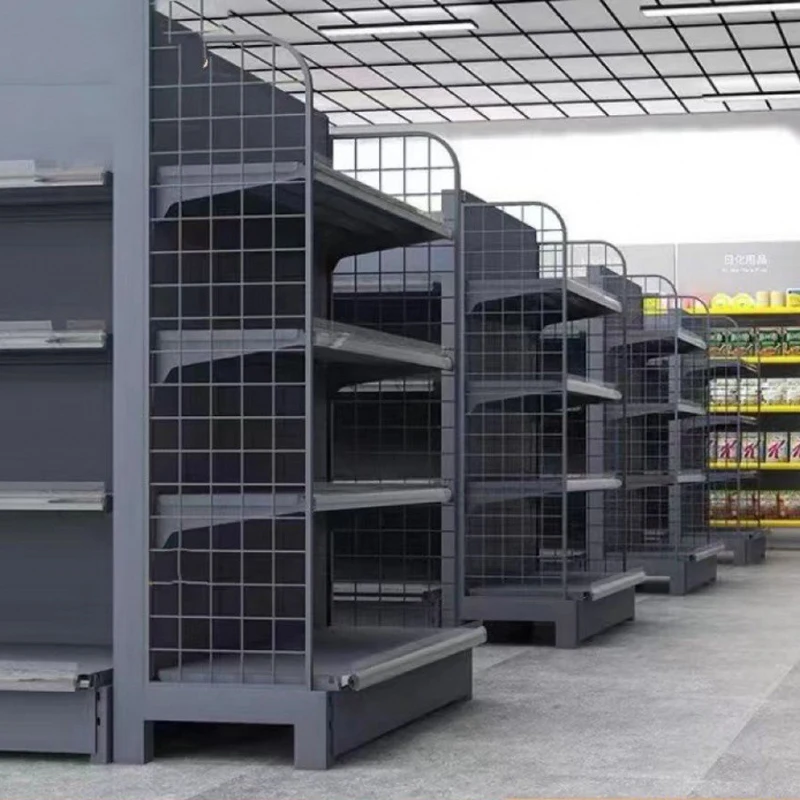 Supermarket Display Wholesale Gondola Shelving Racks Metal Shelves for the Store
