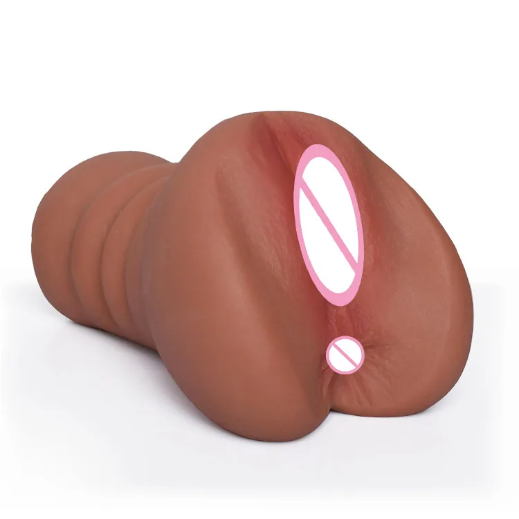 Factory Wholesale OEM 2 in 1 Vagina Anal Men Masturbator Realistic Pussy Pocket Adult Sex Toys Artificial Vagina