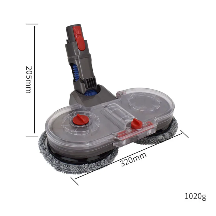 Electric  V15 V7 V8 V10 V11 Mop Head Attachments Vacuum Cleaner with 8 Mop Pads and 1 Water Tank