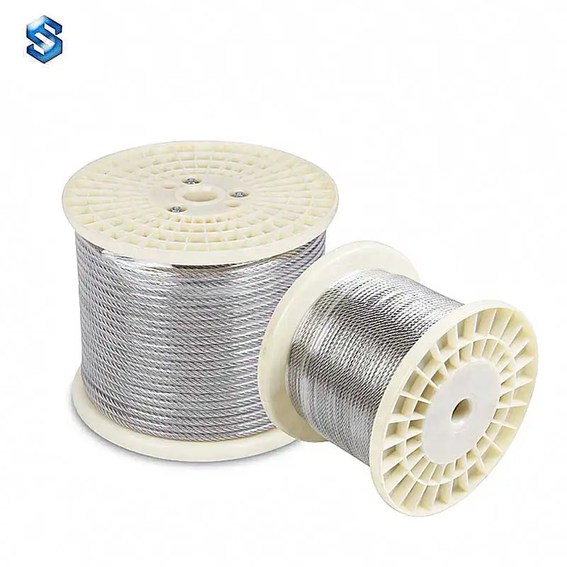 7x19 1.2mm stainless 316 steel wire rope