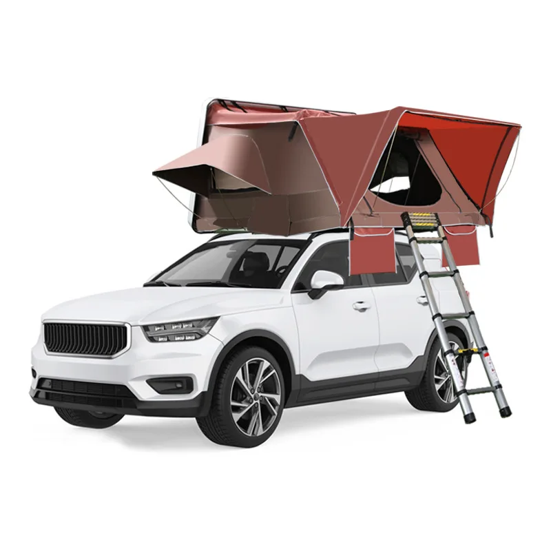 
2021 Hot sale 3-4 people Hard Shell Car Roof Top Tent Folding Camping Truck Rooftop Tent for SUV 