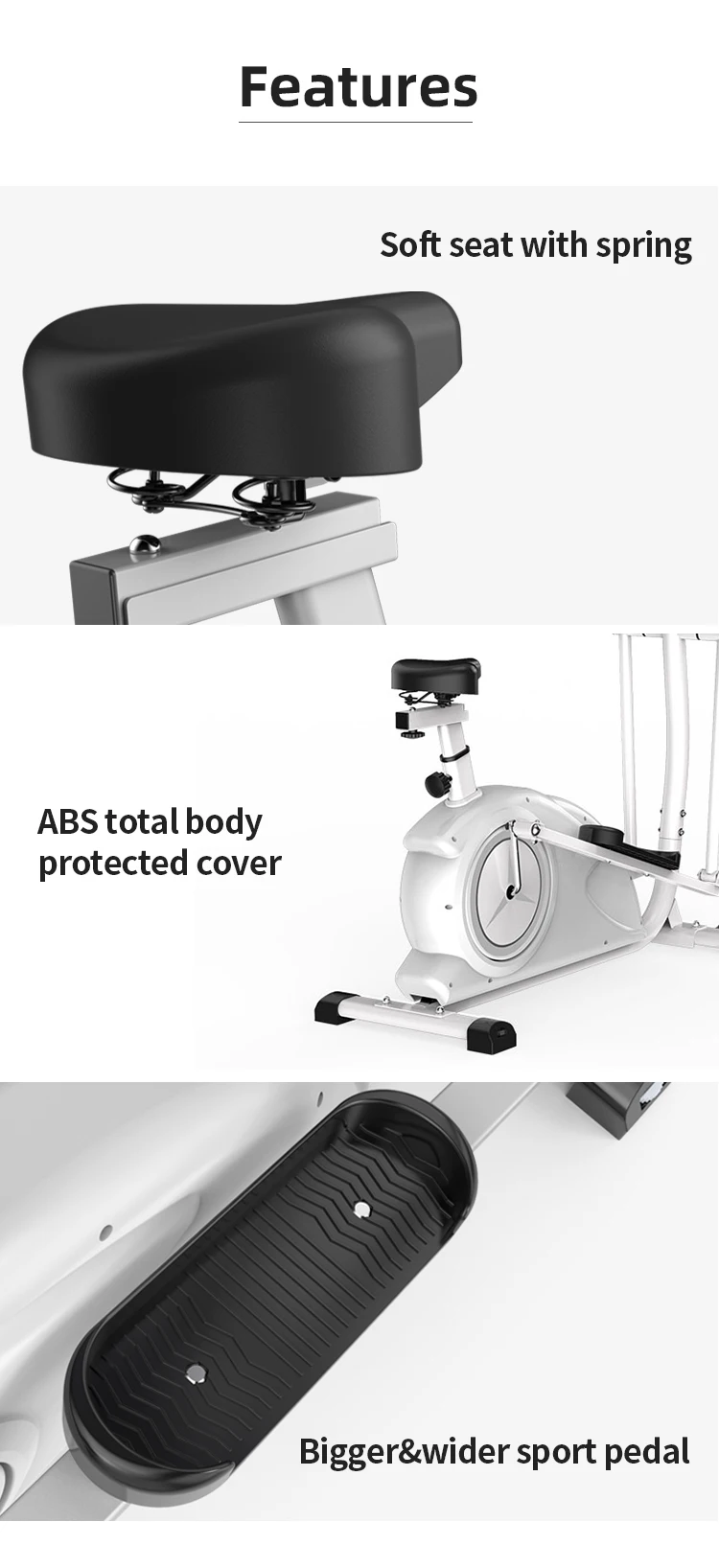 SD-E05 Wholesale price Quiet Driving System indoor Magnetic Elliptical trainer With 5kg Flywheel