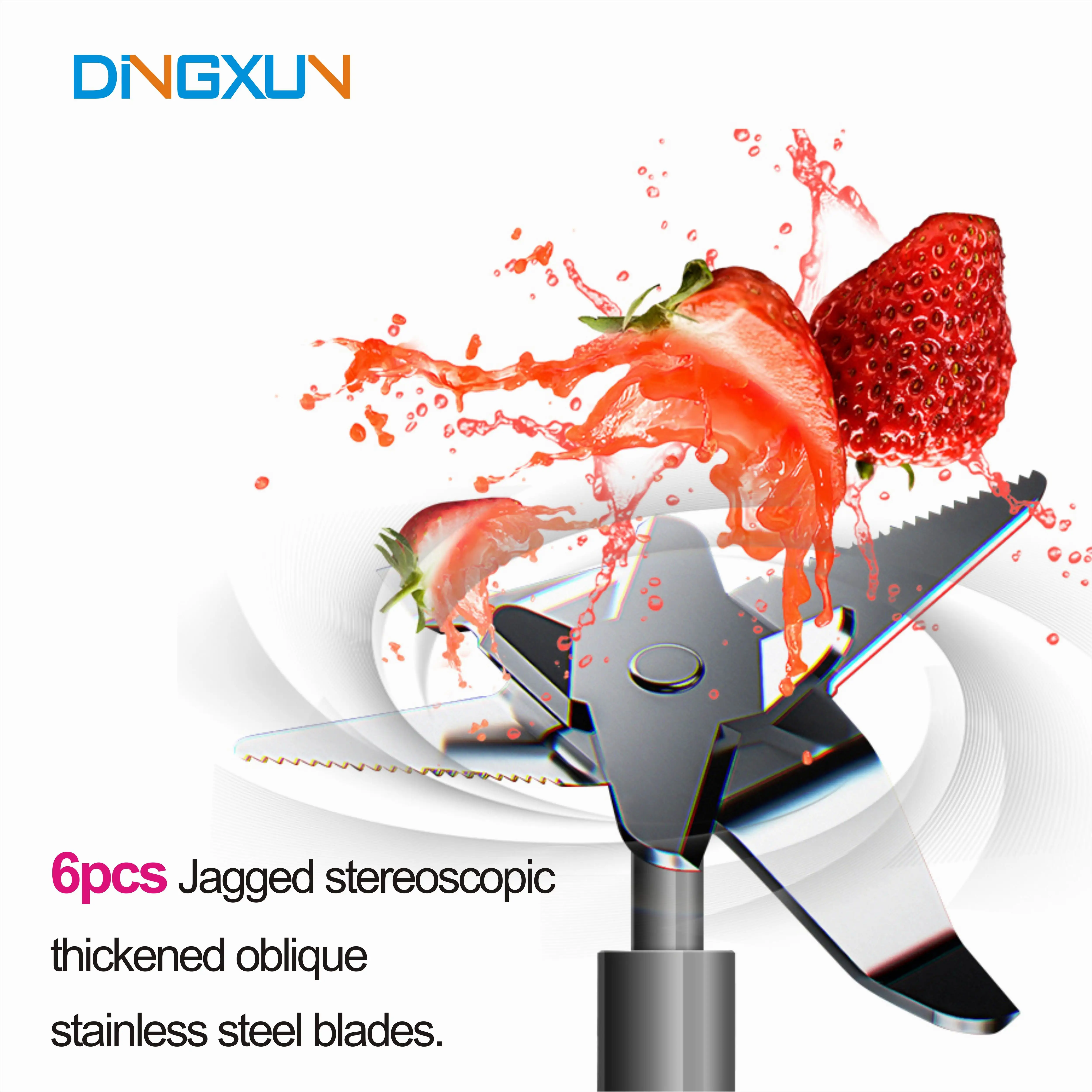 China Home Appliances 6 in 1 Automatic Almond Milk Make Blender Mixer Grinder Machine for Home Kitchen