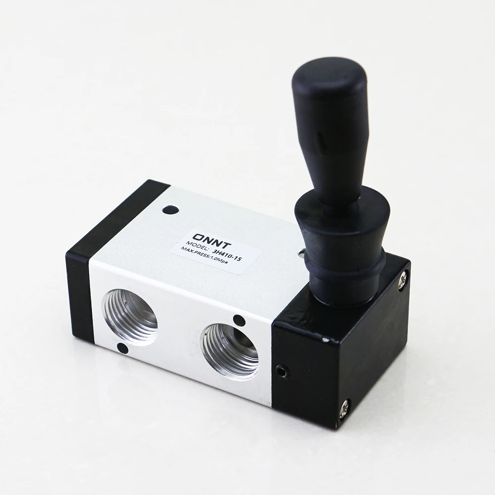 3H410-15 Pneumatic Slider Hand valve 3/2 Position Hand Operated Pneumatic Control Valve Pneumatic Hand Sliding Valve