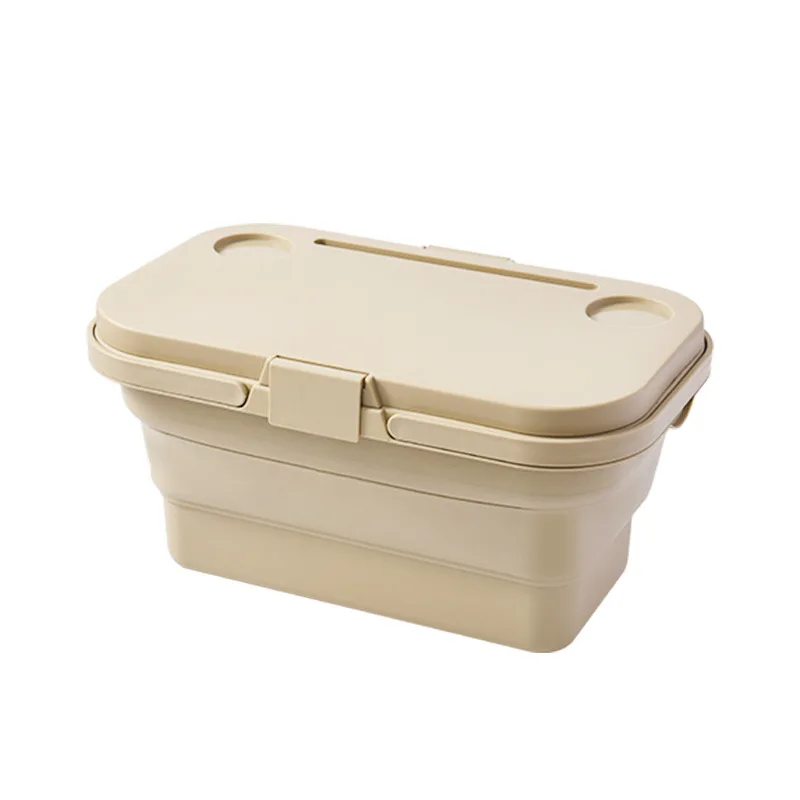 Outdoor Spring Picnic Fruit Basket Foldable Storage Basket