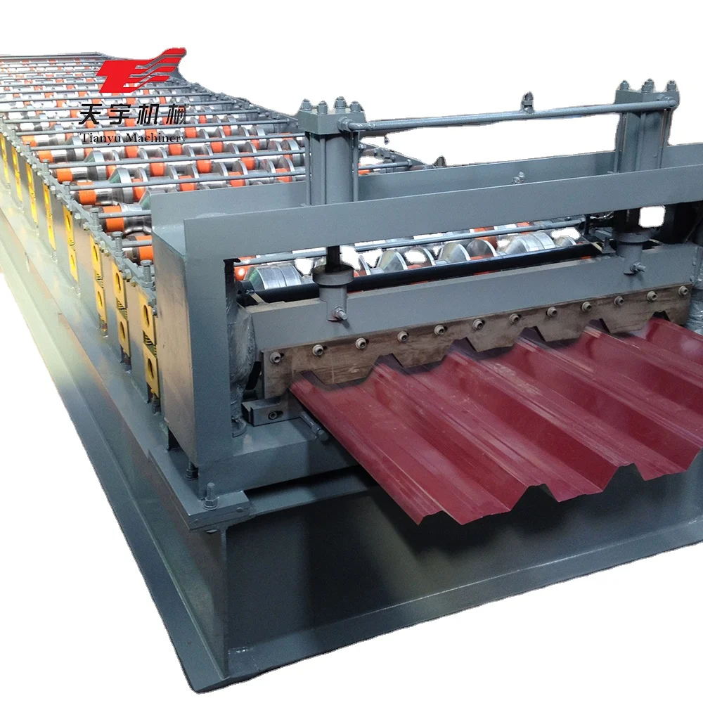 TY Hot Sell Making Metal Roofing Sheet Ibr Roof Panel roll Forming Machine