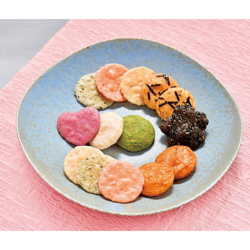 Японский вкусный натуральный здоровый оптовый рисовый крекер закуска