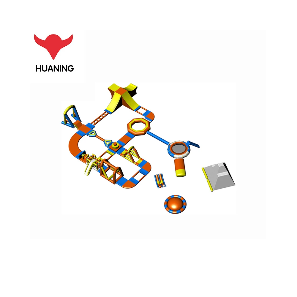 
High quality customized inflatable floating mini water park 