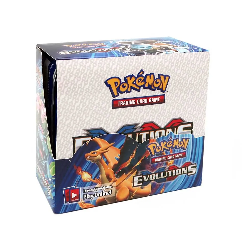 Allogogo 324pcs English Pokemoned Cards Booster Box Sun & Moon Evo Esk Playing Card Trading Card Game Toys Collection