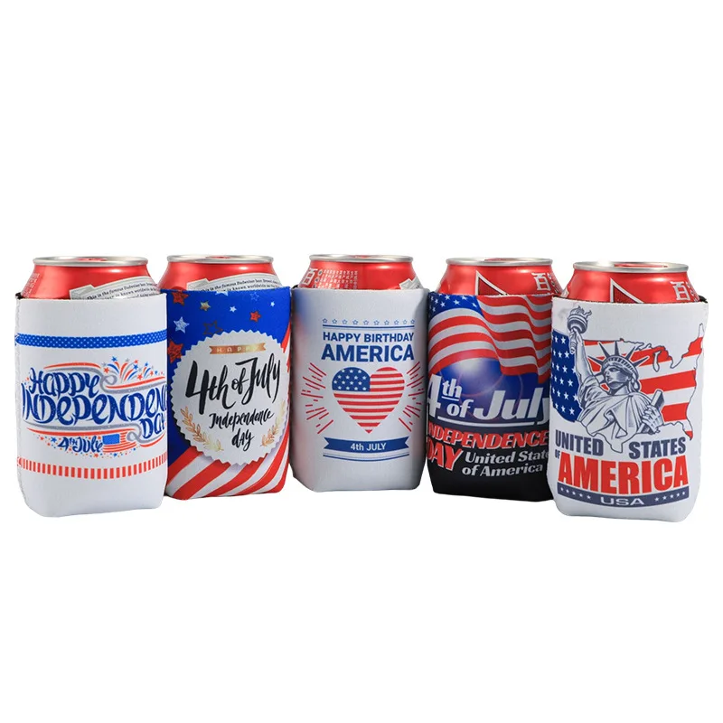 Factory Custom Shape Logo Plain Coolers Coozies Neoprene Foam Can Sleeve Cooler Holder Drink Beer Bottle Sleeve Coozies For Cans