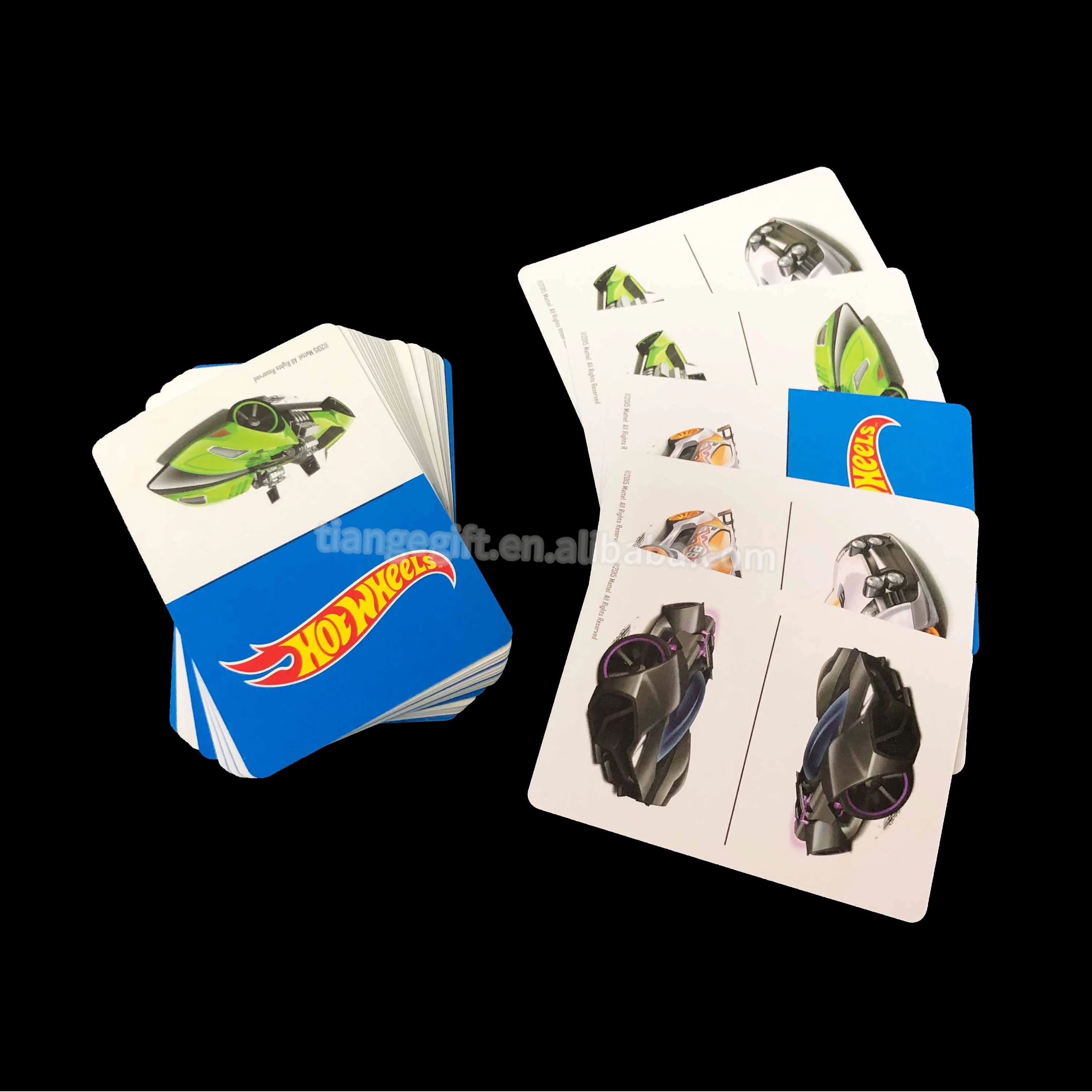 Custom Printed Print And Play Small Deck Of Glossy Laminated 350GSM Card Games With Card Header