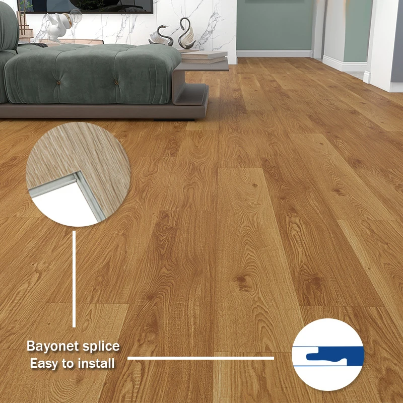 China Good Quality Custom High Gloss Laminate Flooring Heating Modern Laminate Flooring