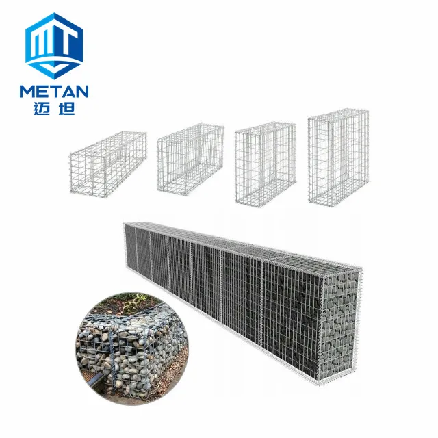 Самая популярная оцинкованная сварная габионная сетчатая корзина в США
