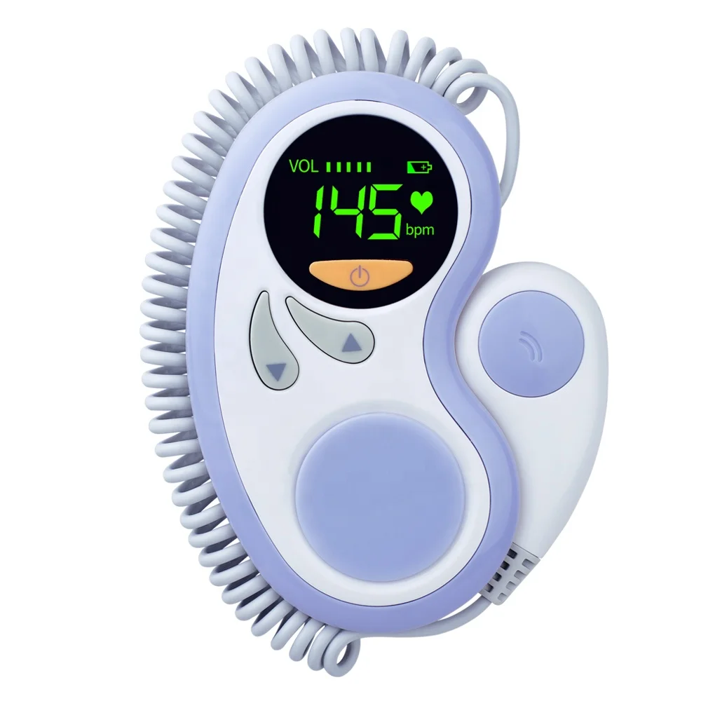 CE approved smart portable pregnant women fetal doppler hospital used medical equipment fetal doppler