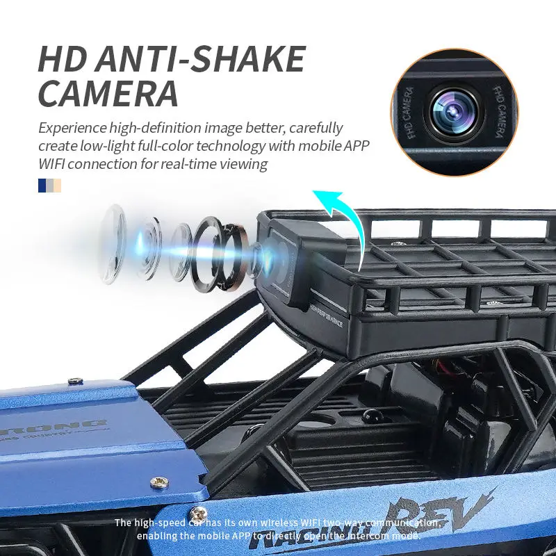 NEW 1/10  2.4G RC  Car Wifi FPV Real-time Video Electric Cars with Camera and Voice Intercom RC remote control car with camera
