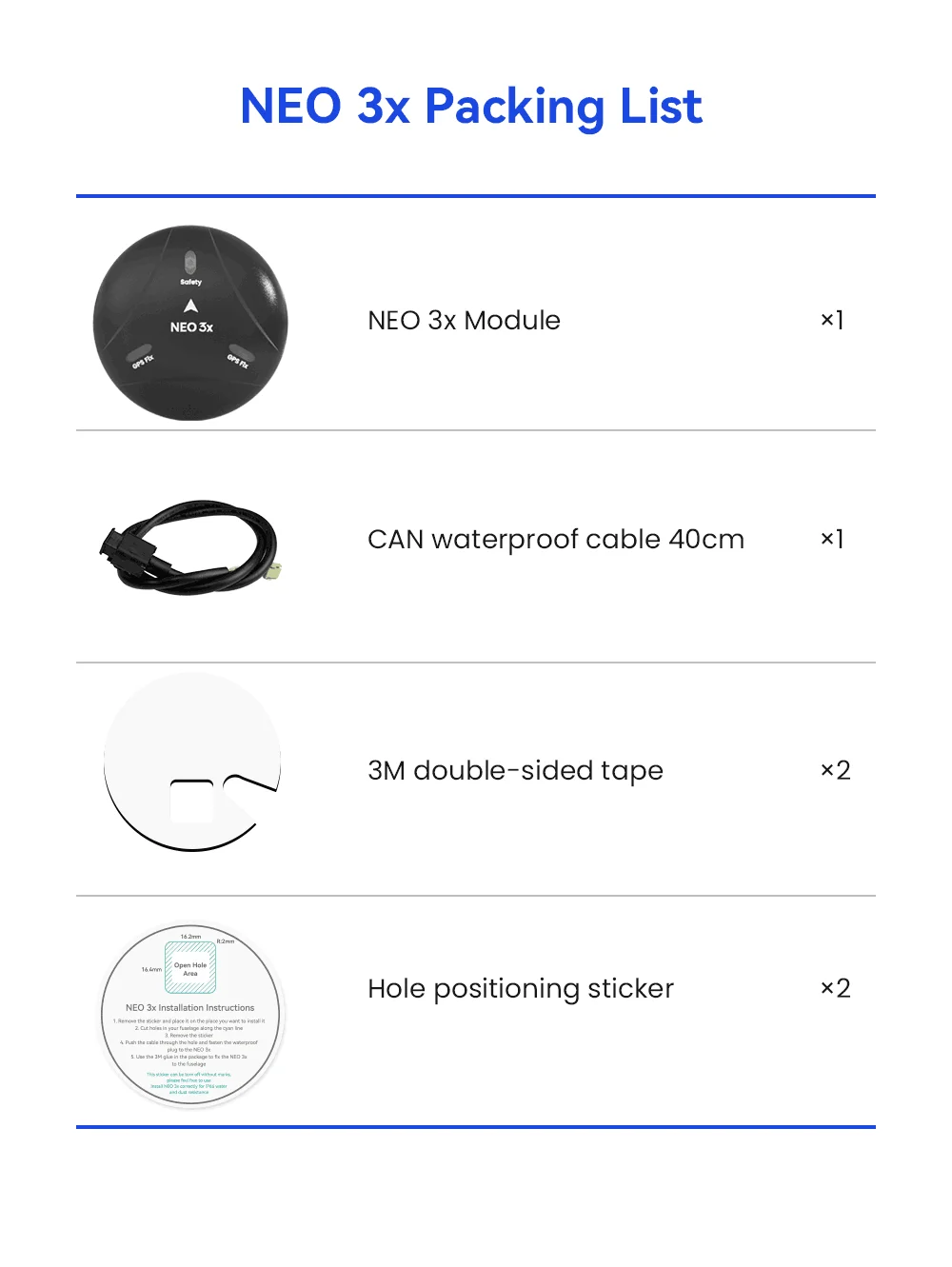CUAV NEO 3X GPS модуль Ublox M9N GNSS IP66 Пылезащитный Водонепроницаемый дронекан протокол Ardupilot PIX Контроллер полета Pixhawk