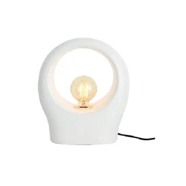 Современная круглая Настольная лампа с открытой лампой Эдисона уникальная художественная настольная современное домашнее освещение