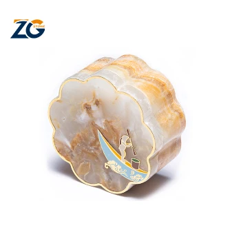 ZGSTONE Customized Home Decoration Accessories Interior Design Coffee Table Deco Marble Grapes