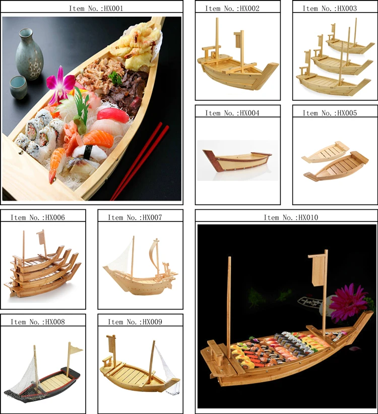 takeaway sushi boat plate