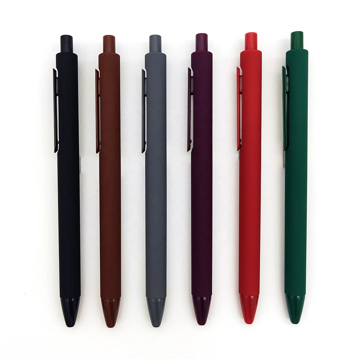 school pens whole plastic classical brown gray color pense customised retro pens sublimation personalized pens ball point