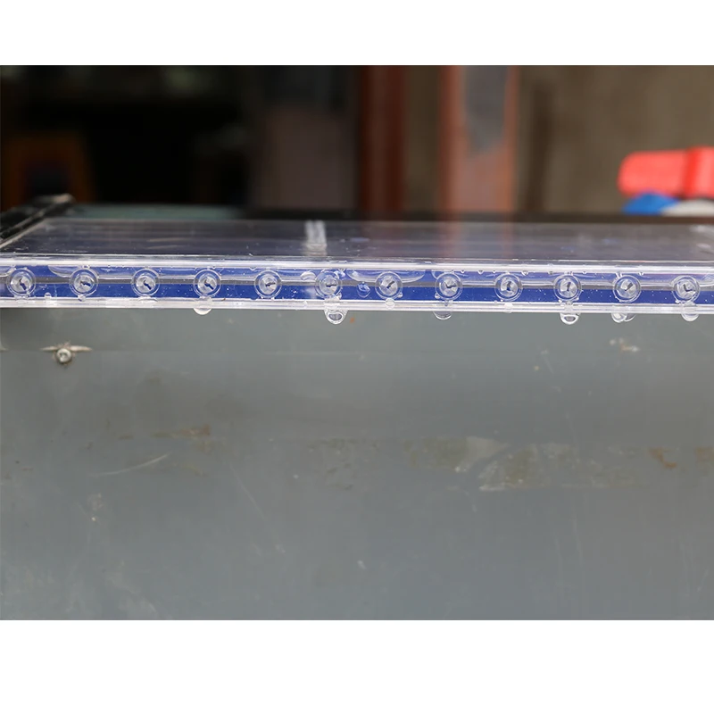 Unique acrylic spillway pond waterfall pool fountain rain sheer