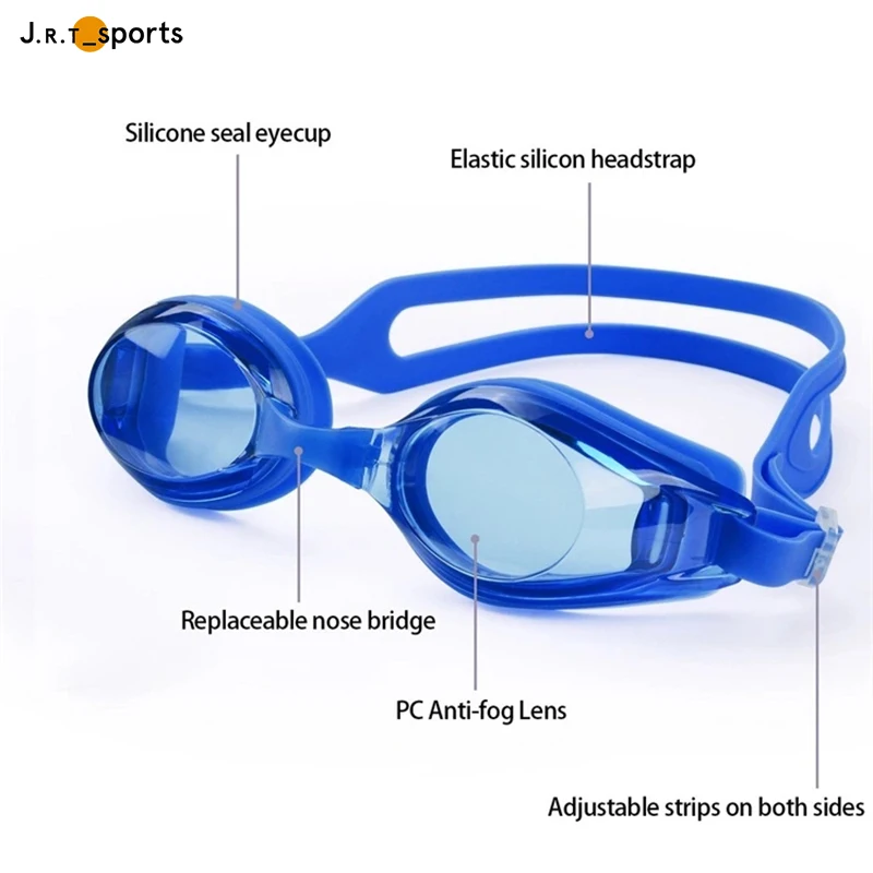 Hot Selling Adult Sports Custom Safety Fashion Anti Fog Uv Protection flex Swimming