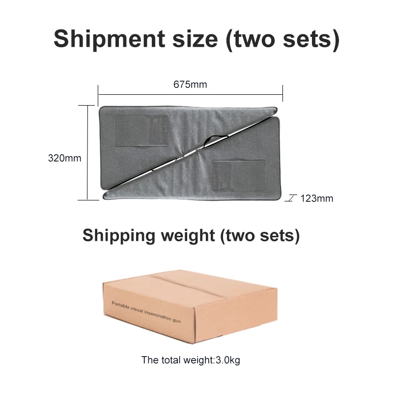Video Insemination Gun For Animals / Dog Cow Horse Sheep Pet Veterinary Artificial Insemination Device Farm Equipment