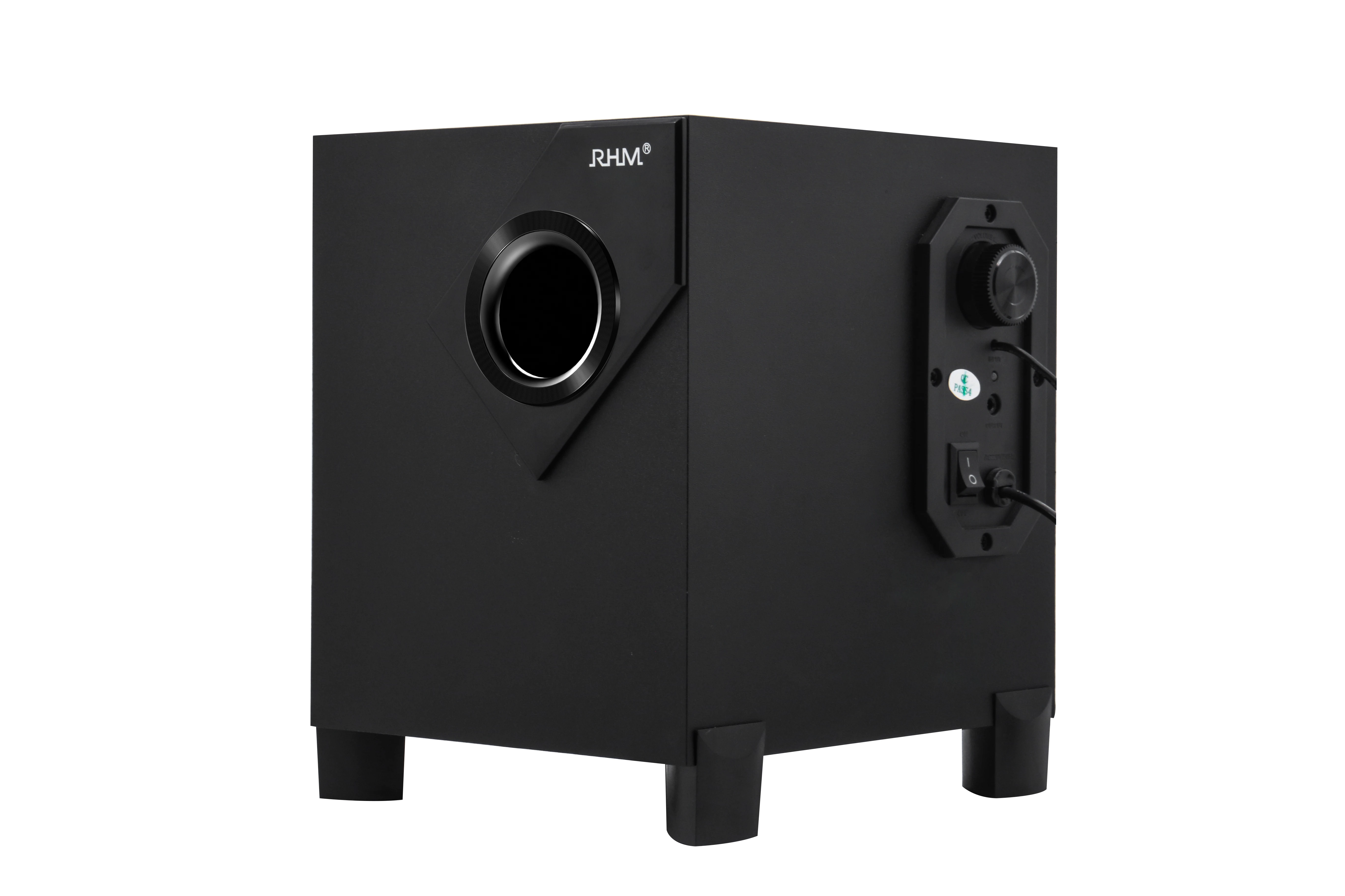 RHM RS-40Ax Mini Portable Home Theatre System 2.1 Speaker With AUX/USB/SD/FM/Remote/BT