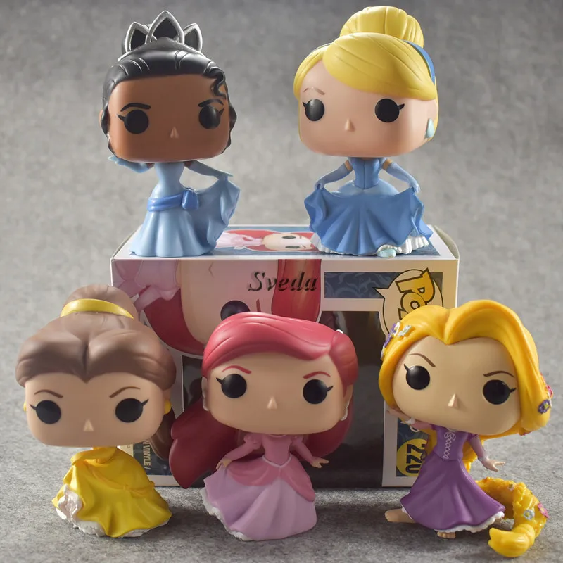 Sromda POP Princess Action Figure PVC Doll #222 CINDERELLA #223 RAPUNZEL