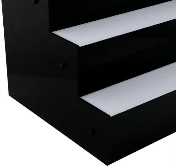 Led Acrylic wall Mounted Wine Racks 4 Ft LED Lighted Liquor Bottle Display Shelf LED Bar beer Shelves for Liquor