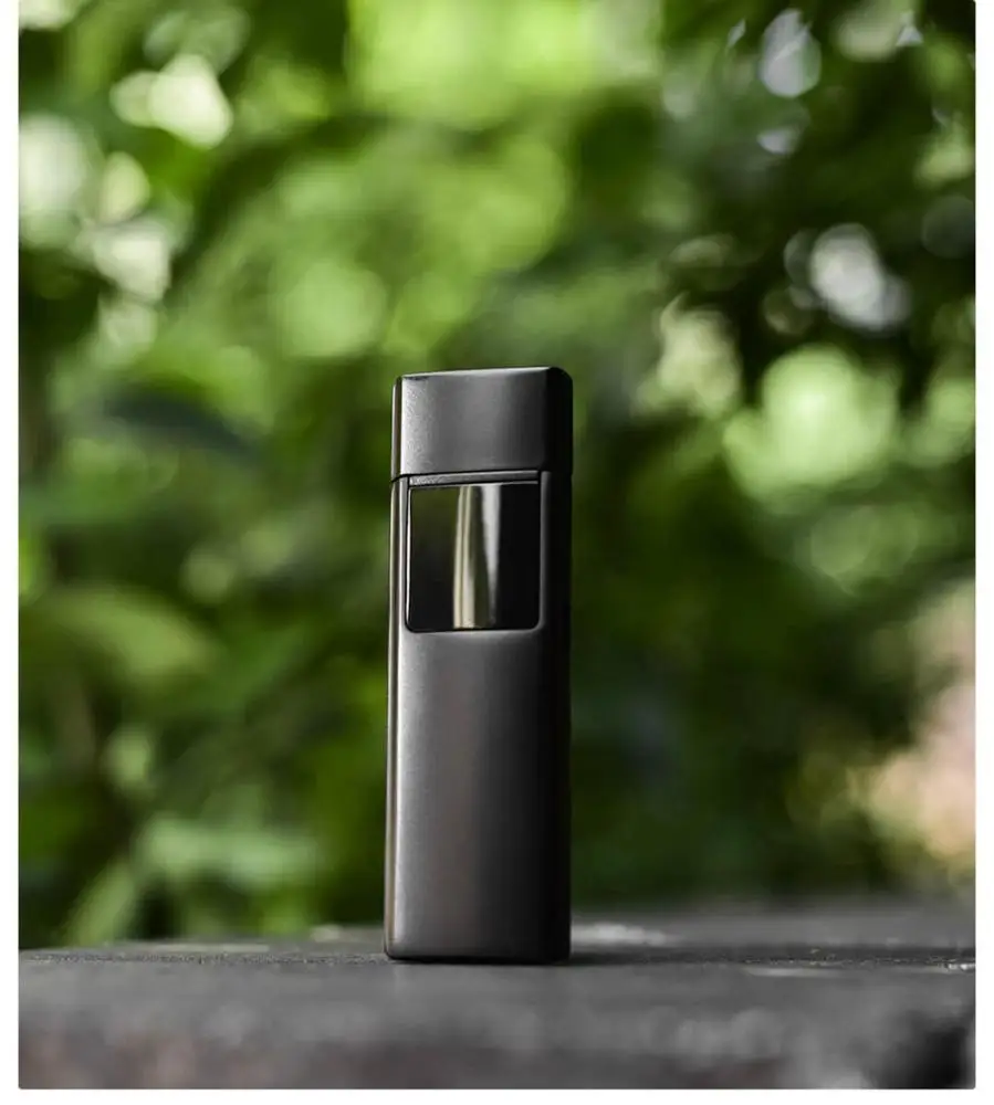 Wholesale USB Rechargeable Electric Touch Screen Windproof Flameless Cigarette Lighter Boyfriend Present