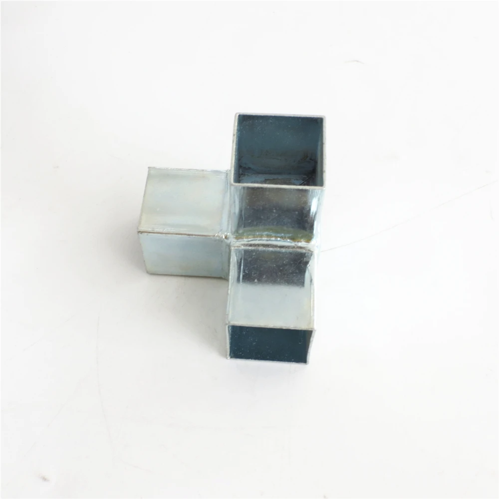 OEM Design Welded 90 Degree Steel Elbows Zinc Plated Carbon Steel Stub-End Butt Fittings Square tube connector
