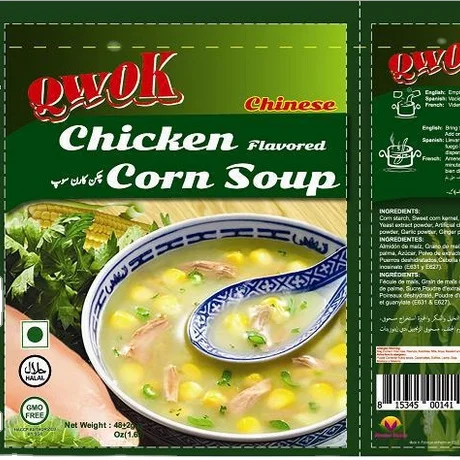 Qwok крем из кукурузной чашки суп