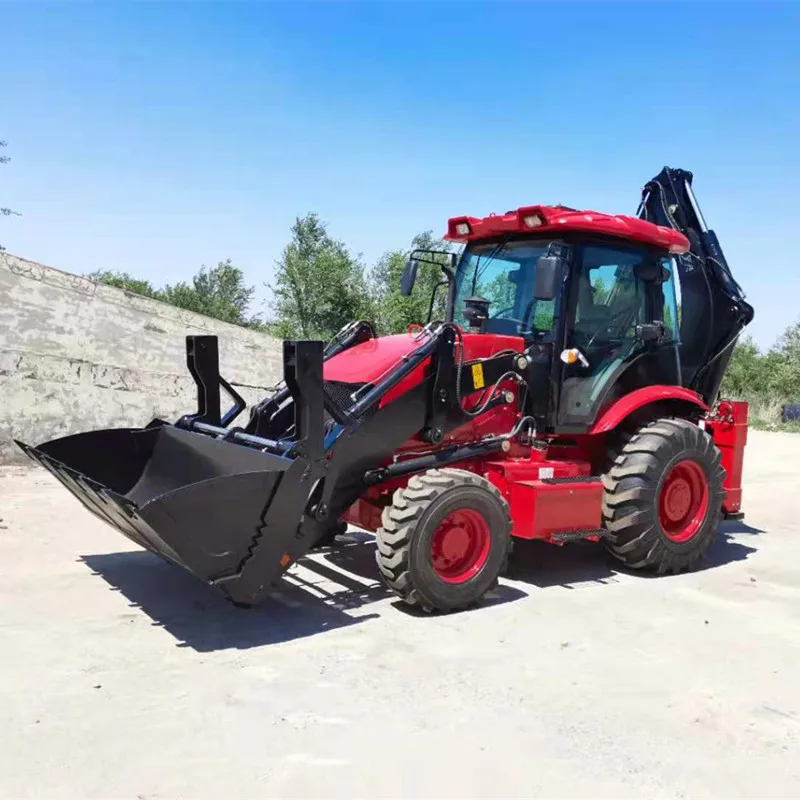 New technology Backhoe Loader Mini Tractor With Bucket For Sale farm mini small backhoe loader