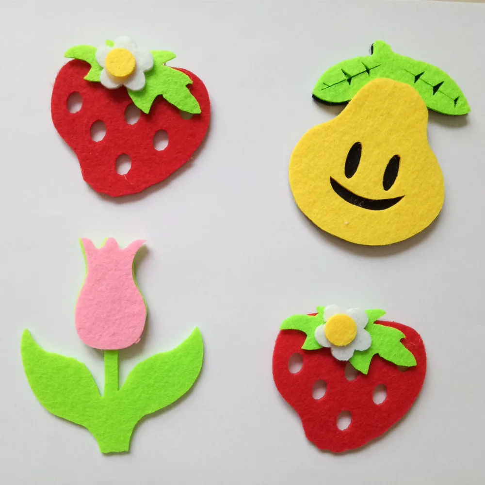 
Customized Kids Diy Mini Felt Toys Christmas Tree decor Ornaments Decoration 