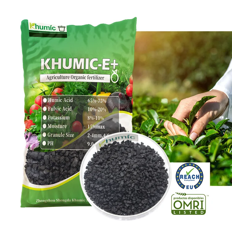 humic acid basal fertilizer for soil conditioner granular leonardite plant gowth promoter potassium humate
