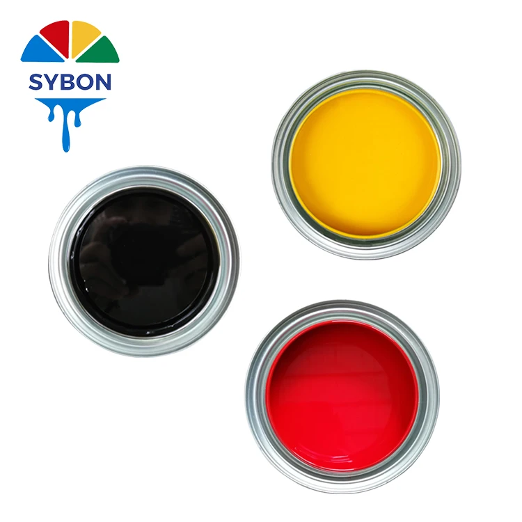 Factory Wholesale Good Quality 1K Yellow Color Auto Base Coat Paint