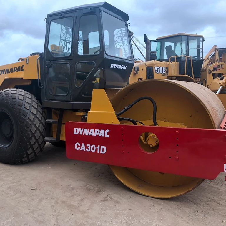 Secondhand 20 ton road leveling ZTE machine CA301D road roller on hot  sale in stock