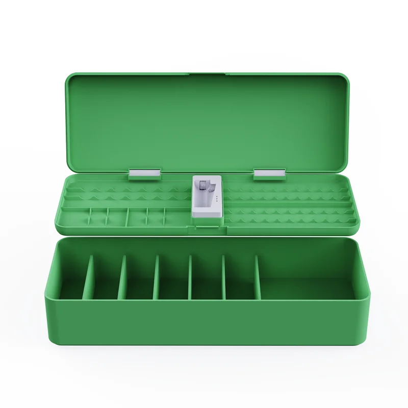AAA Battery holder Battery level tester Battery storage box Household collection box Summarize and organize Small accessory box