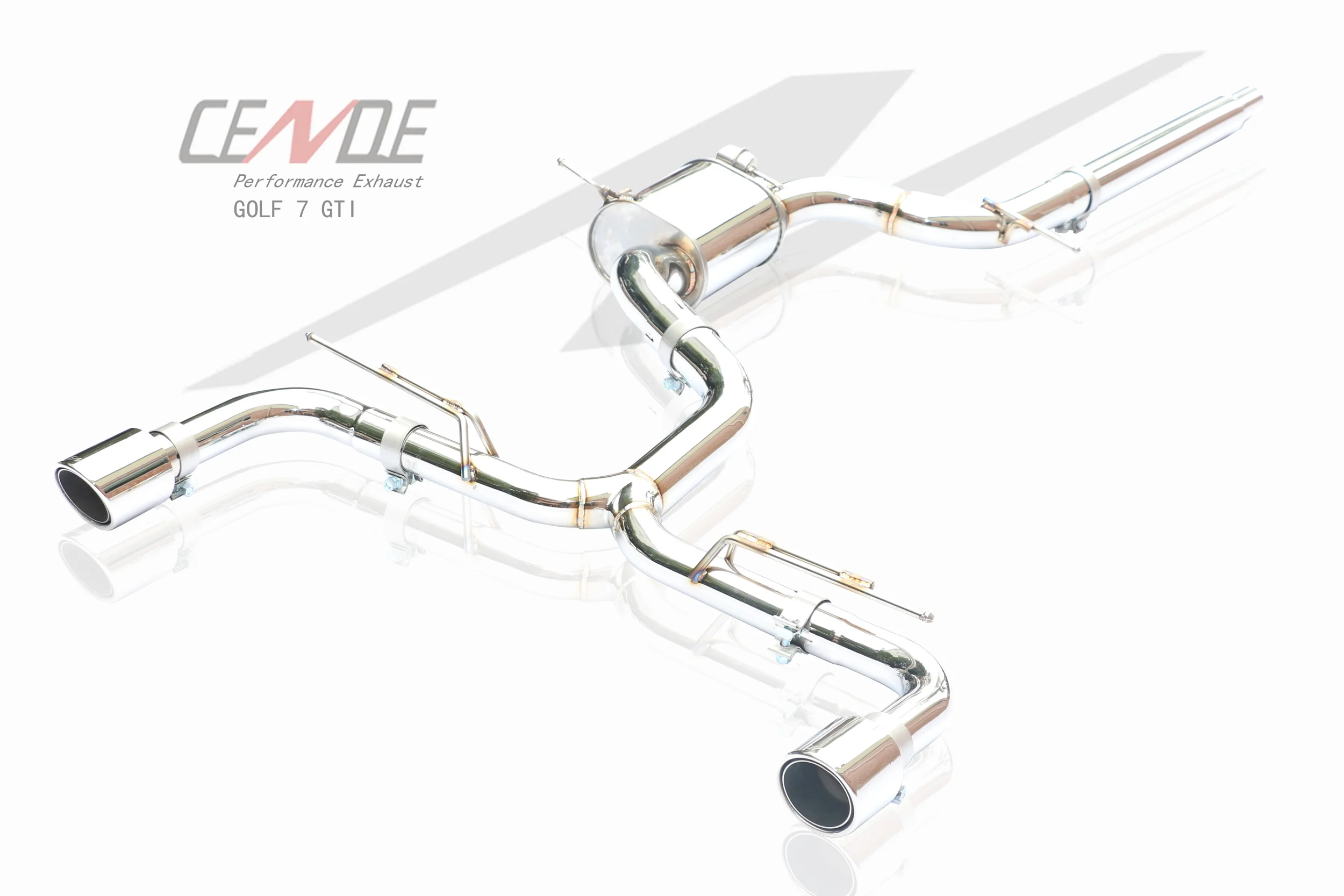 CENDE High Quality Stainless 304 Catback Exhaust System for  Golf MK7 G