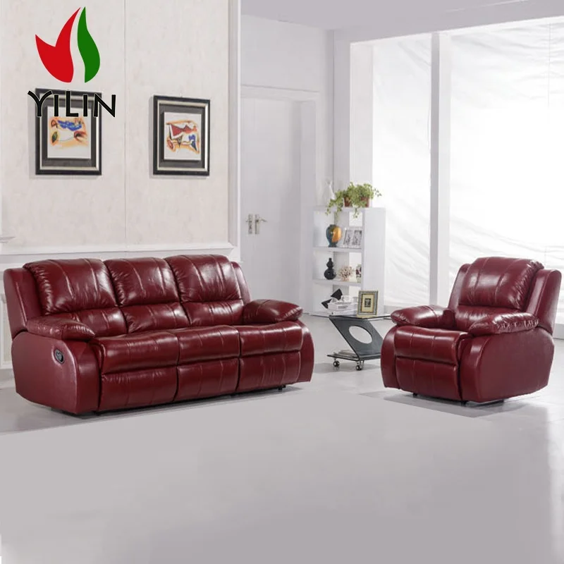 alibaba french country style living room furniture leather recliner sectional sofa sets