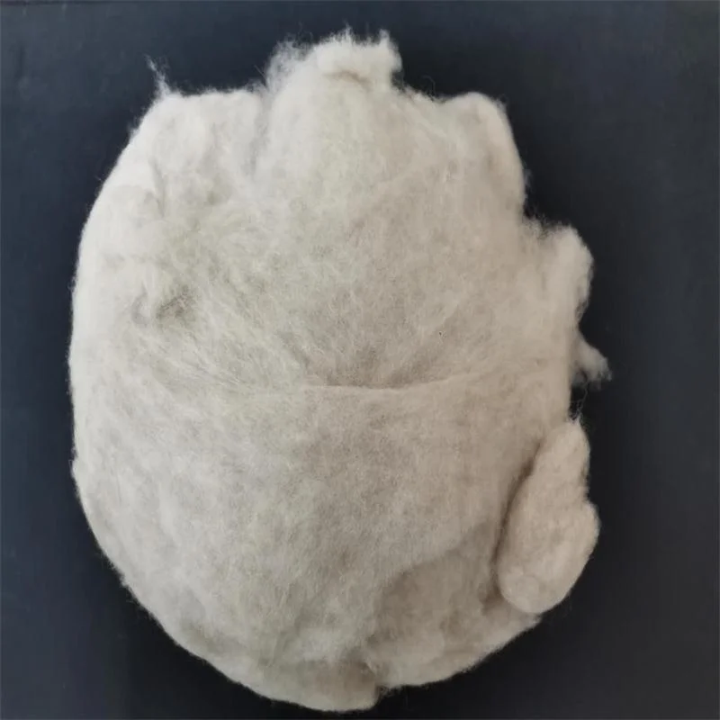 
Dehaired cashmere wool fiber raw sheep wool 