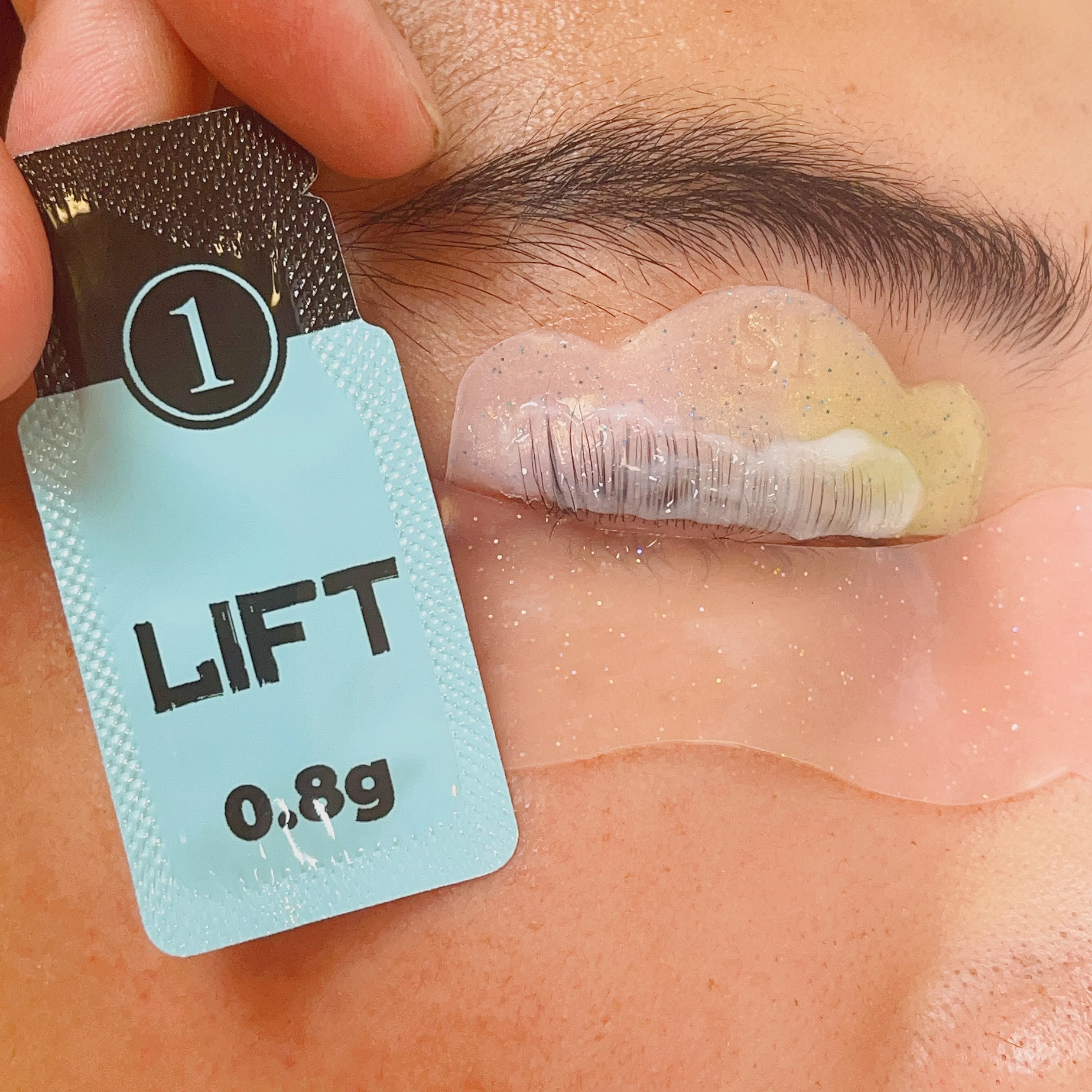 Lash Lift Sachet 0.8ml 7 Minute Eyelash Perm White Lash Brow Lamination Cream Powerful Perm NO.1 2 3 Disposable Lash Lami Lotion